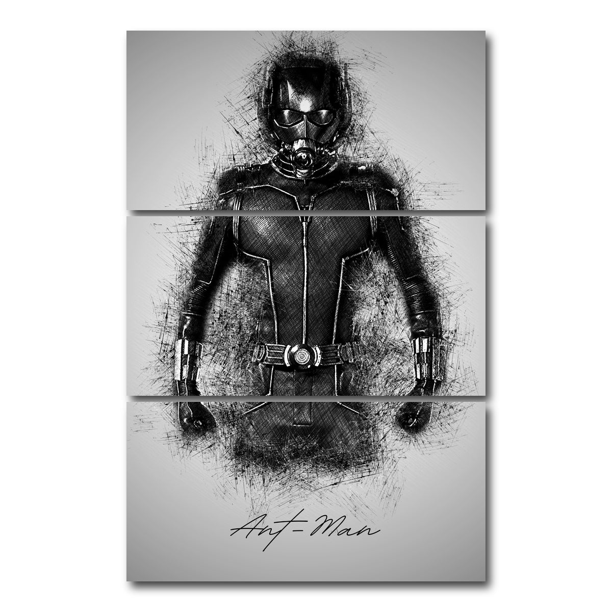 AUTO-MOCKUP WHITE | Ant Man | 3 Piece | Gallery Wrap Canvas | group=12x24_stacked