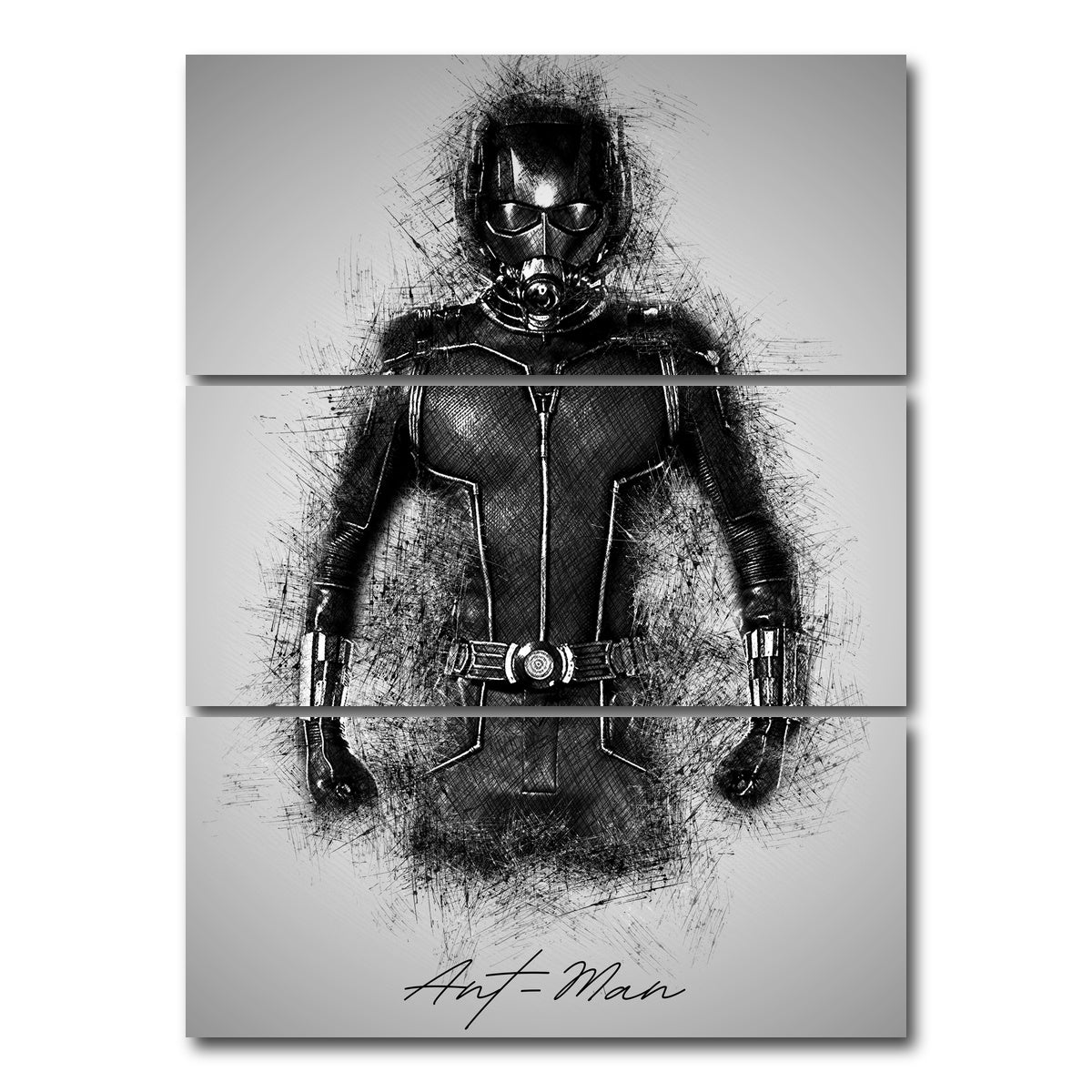 AUTO-MOCKUP WHITE | Ant Man | 3 Piece | Gallery Wrap Canvas | group=8x18_stacked