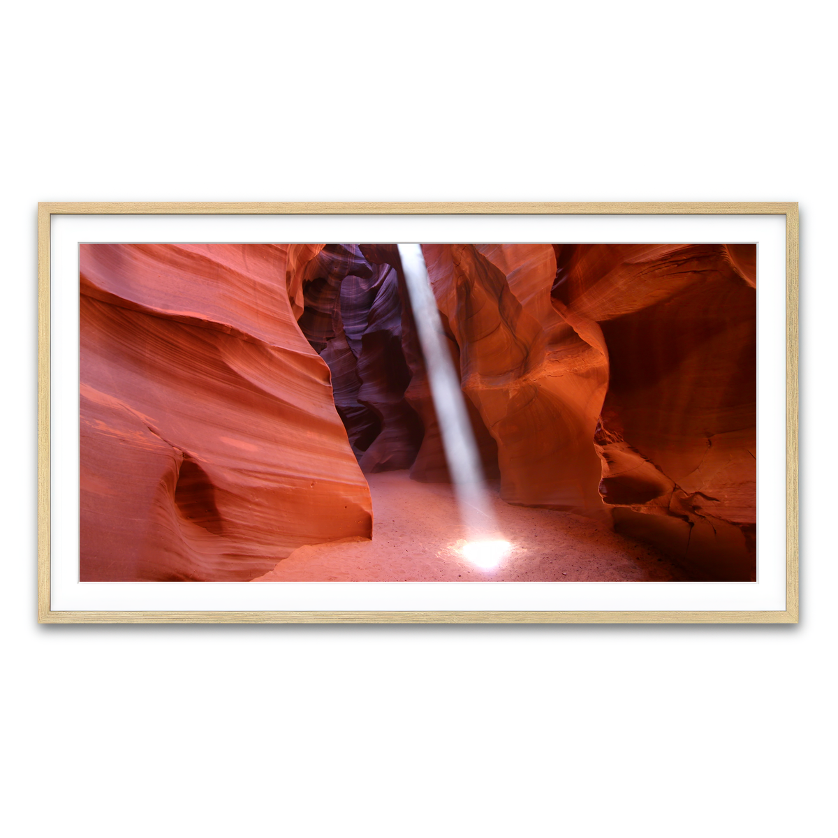 Framed Print 2x1 Natural