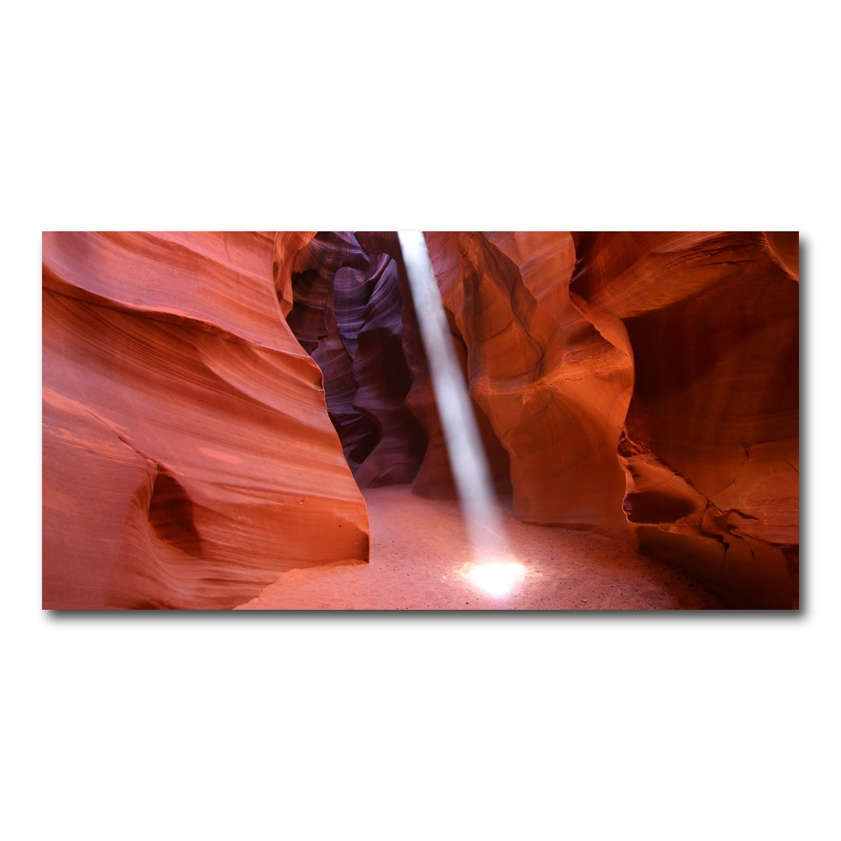 AUTO-MOCKUP WHITE | Antelope Canyon Light Beam | 1 Piece | Gallery Wrap Canvas | group=2x1