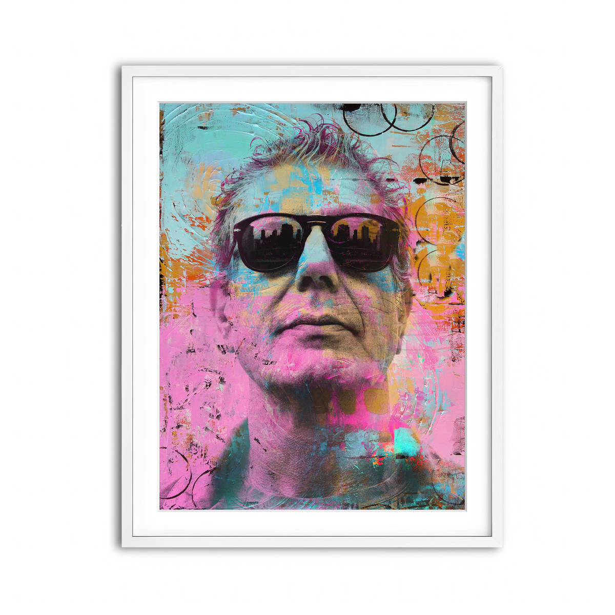 Framed Print 3x4 White