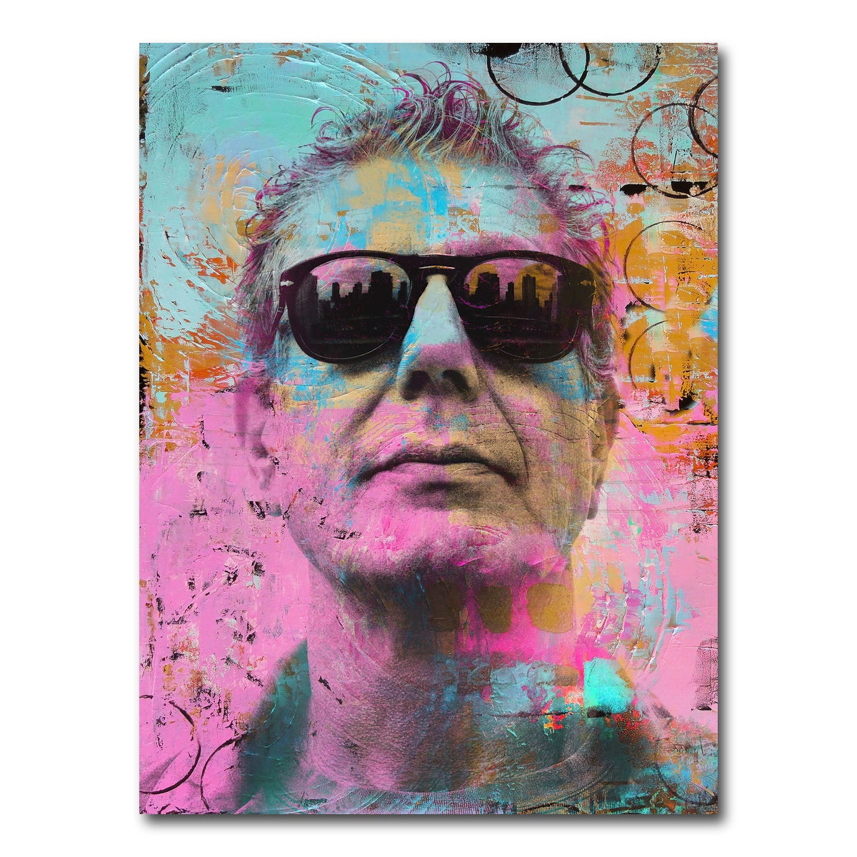 AUTO-MOCKUP WHITE | Anthony Bourdain | 1 Piece | Gallery Wrap Canvas | group=3x4