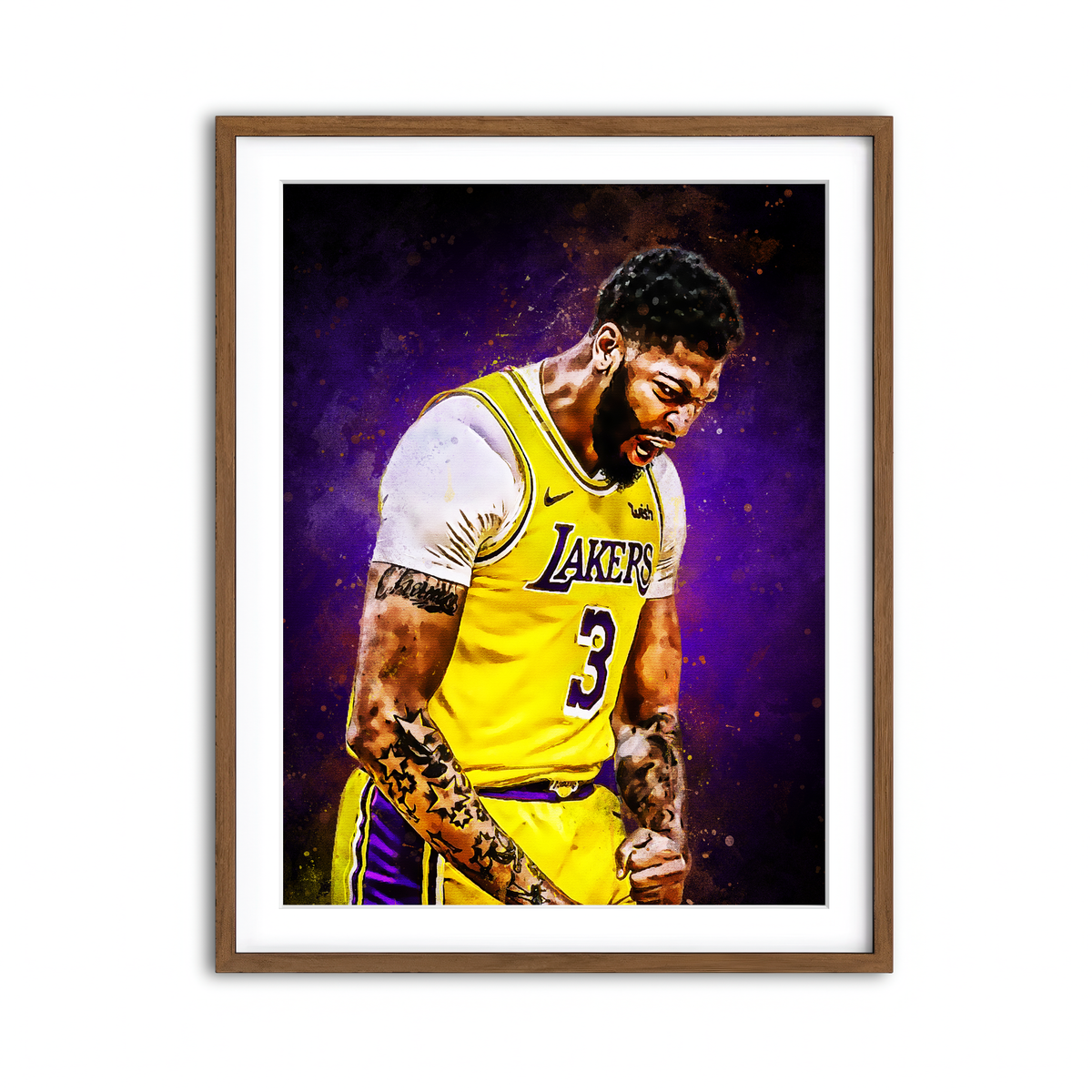 Framed Print 3x4 Walnut