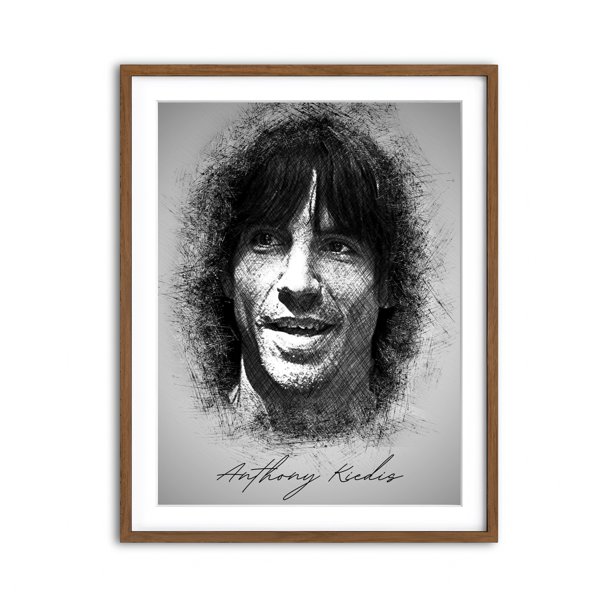 Framed Print 3x4 Walnut