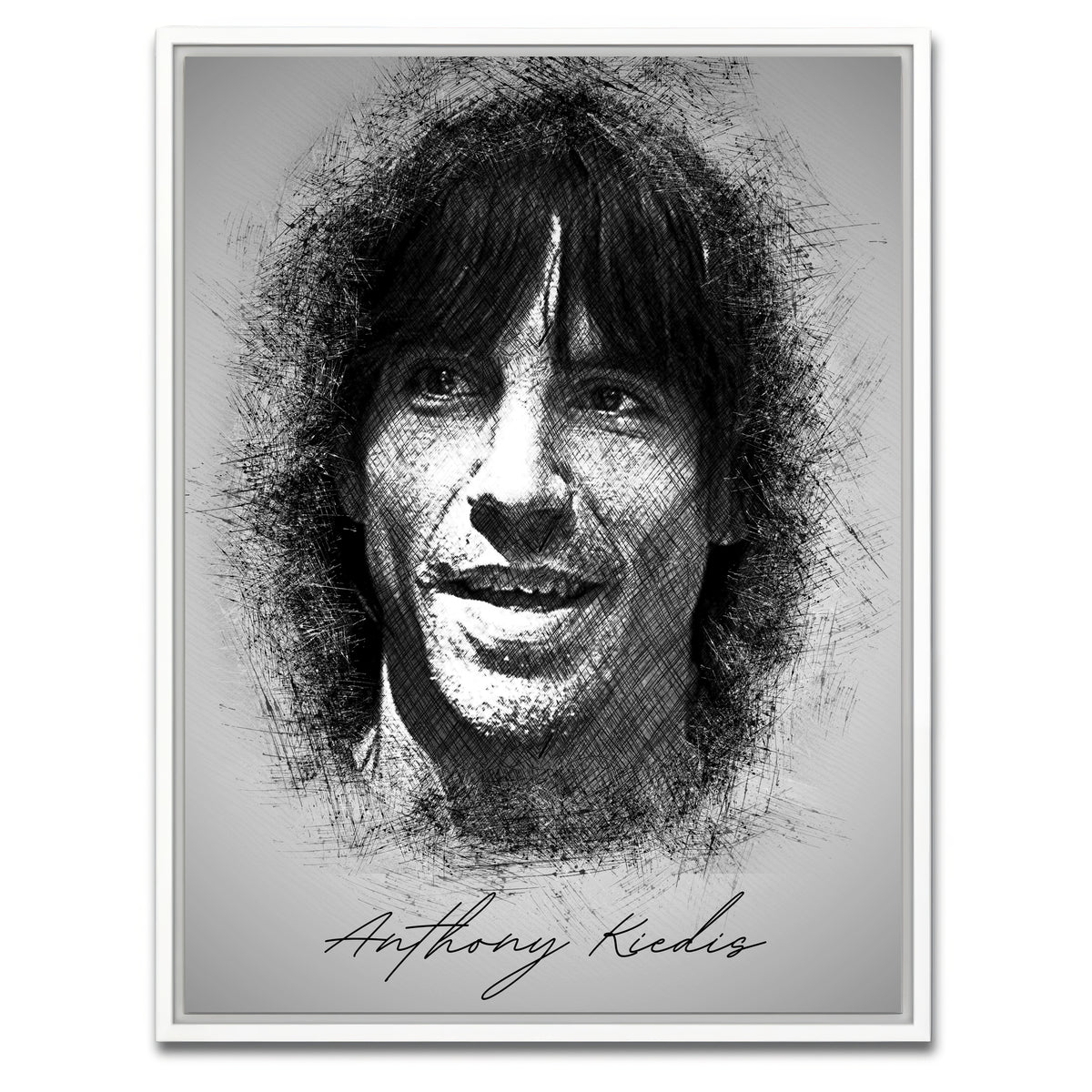 AUTO-MOCKUP WHITE | Anthony Kiedis | 1 Piece | White Framed Canvas | group=3x4
