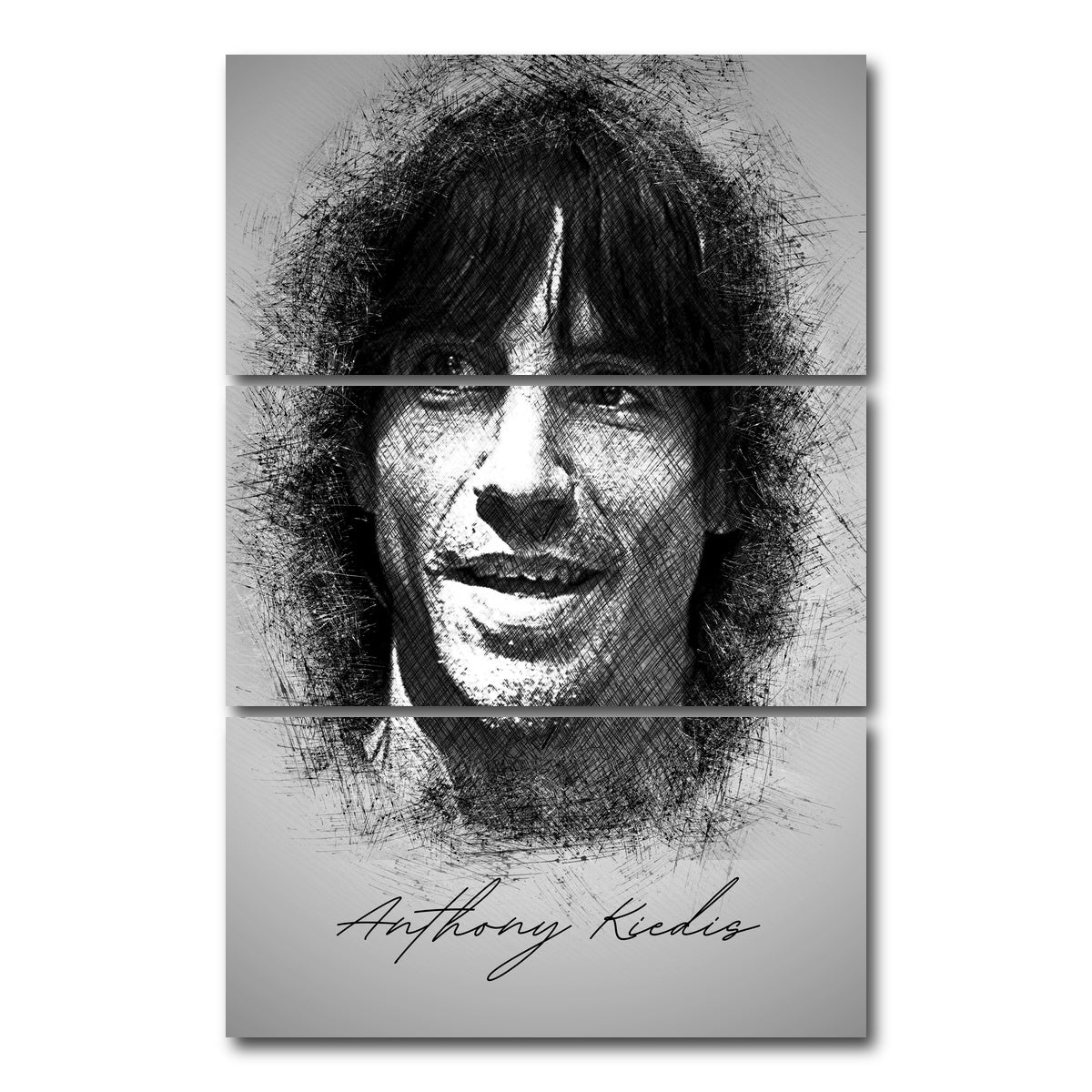 AUTO-MOCKUP WHITE | Anthony Kiedis | 3 Piece | Gallery Wrap Canvas | group=12x24_stacked
