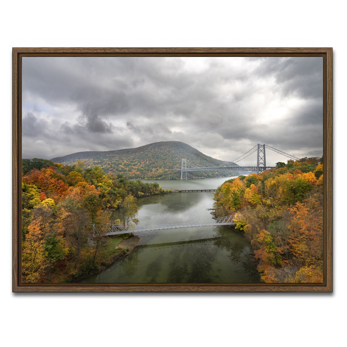 AUTO-MOCKUP WHITE | Anthony's Nose | 1 Piece | Walnut Framed Canvas | group=4x3