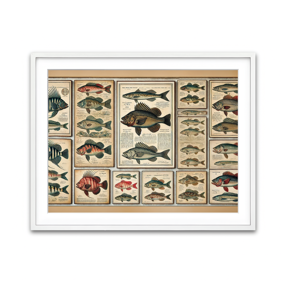 Framed Print 4x3 White