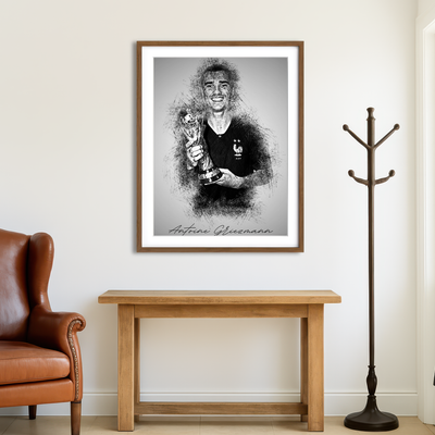 AUTO-MOCKUP ROOM | Antoine Griezmann Wall Art