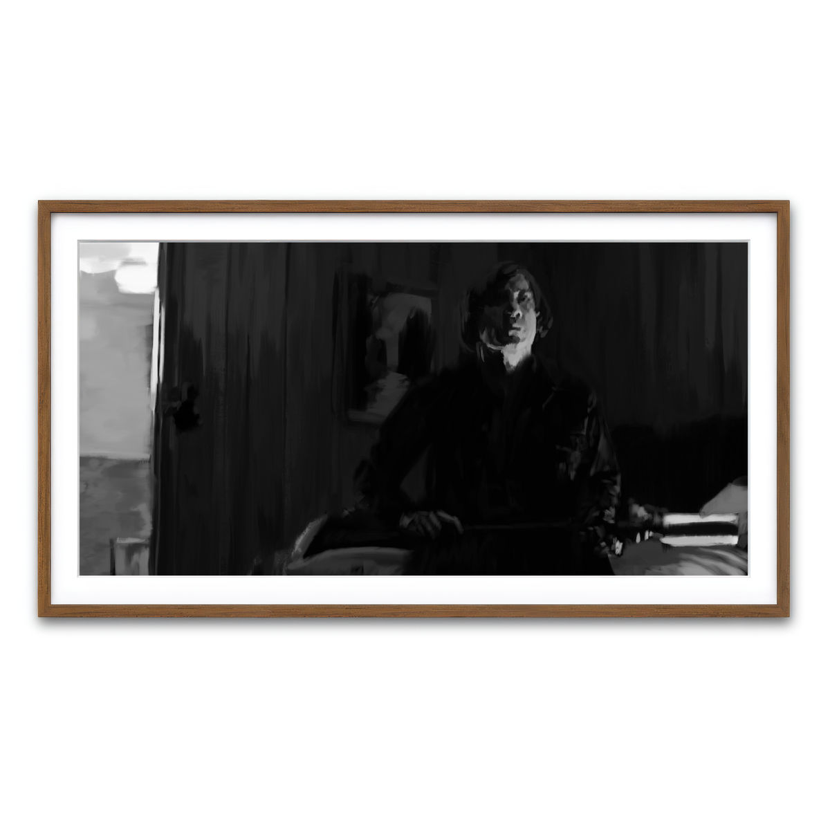 Framed Print 2x1 Walnut