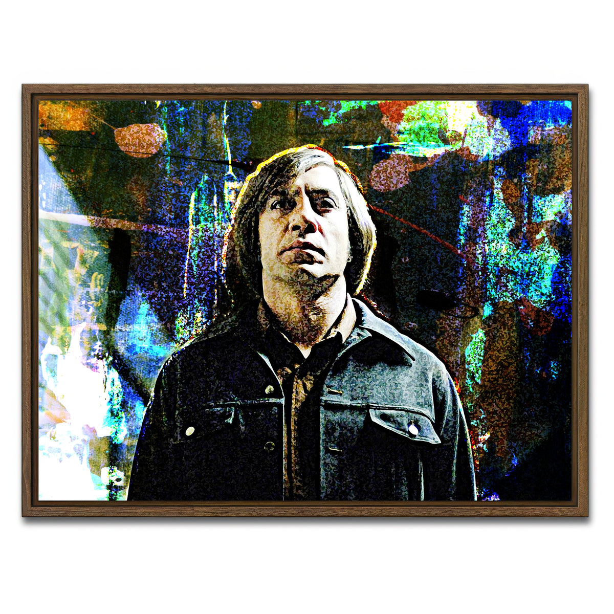 AUTO-MOCKUP WHITE | Anton | 1 Piece | Walnut Framed Canvas | group=4x3