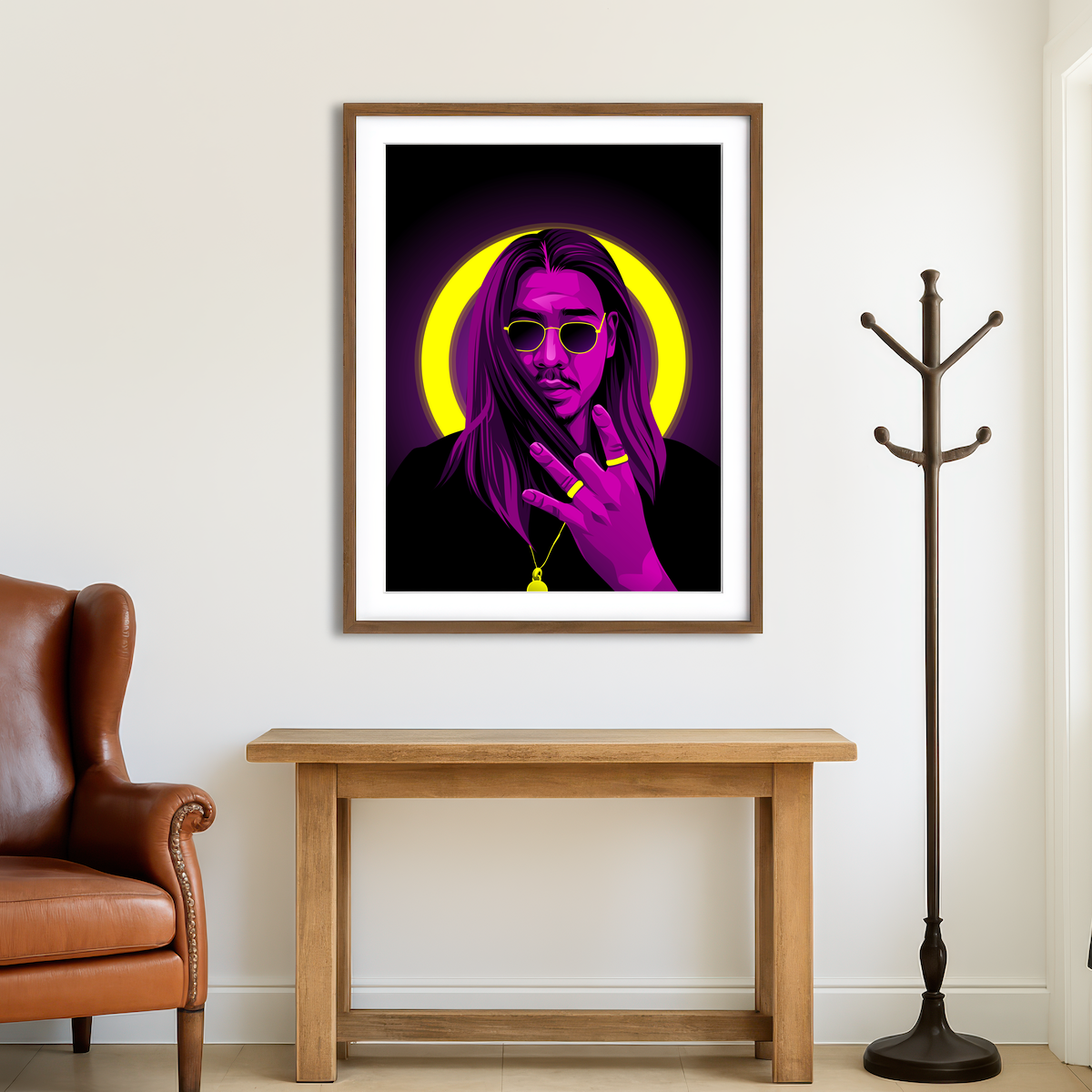 AUTO-MOCKUP ROOM | Apache 207 Halo Wall Art