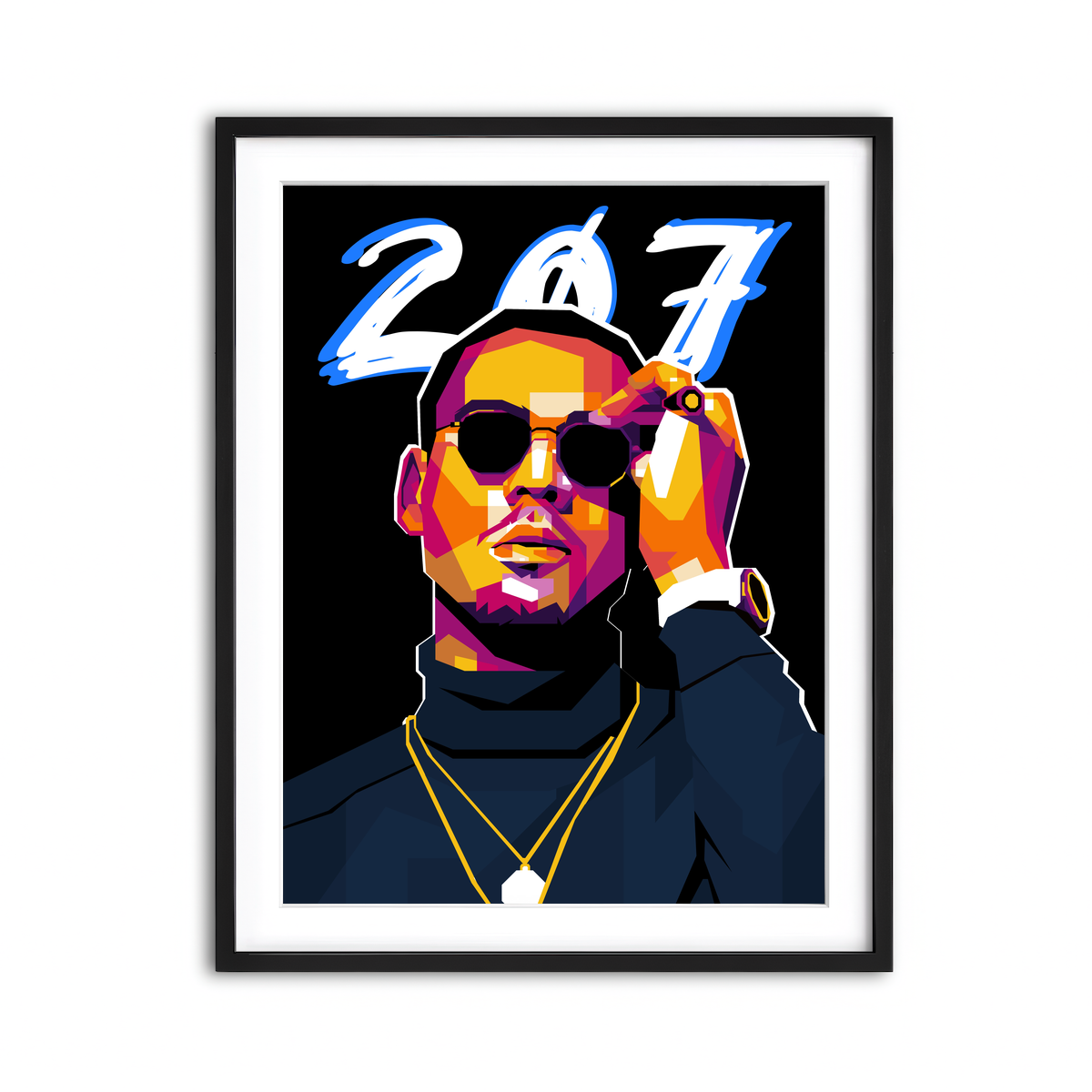 Framed Print 3x4 Black