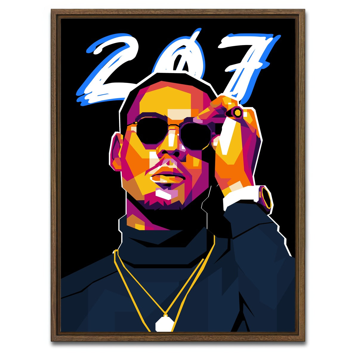 AUTO-MOCKUP WHITE | Apache 207 | 1 Piece | Walnut Framed Canvas | group=3x4