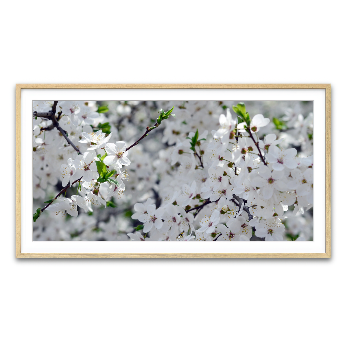 Framed Print 2x1 Natural