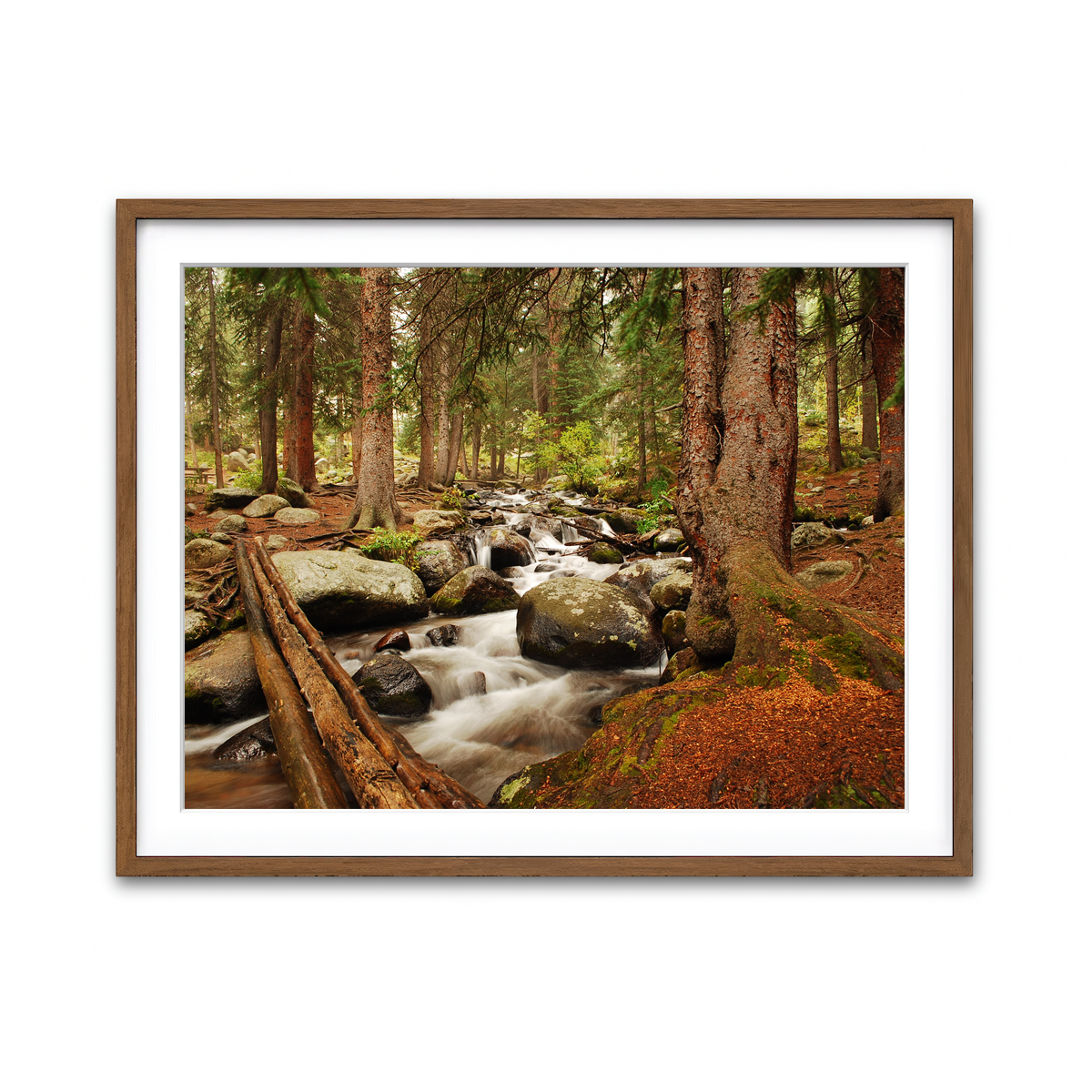 Framed Print 4x3 Walnut