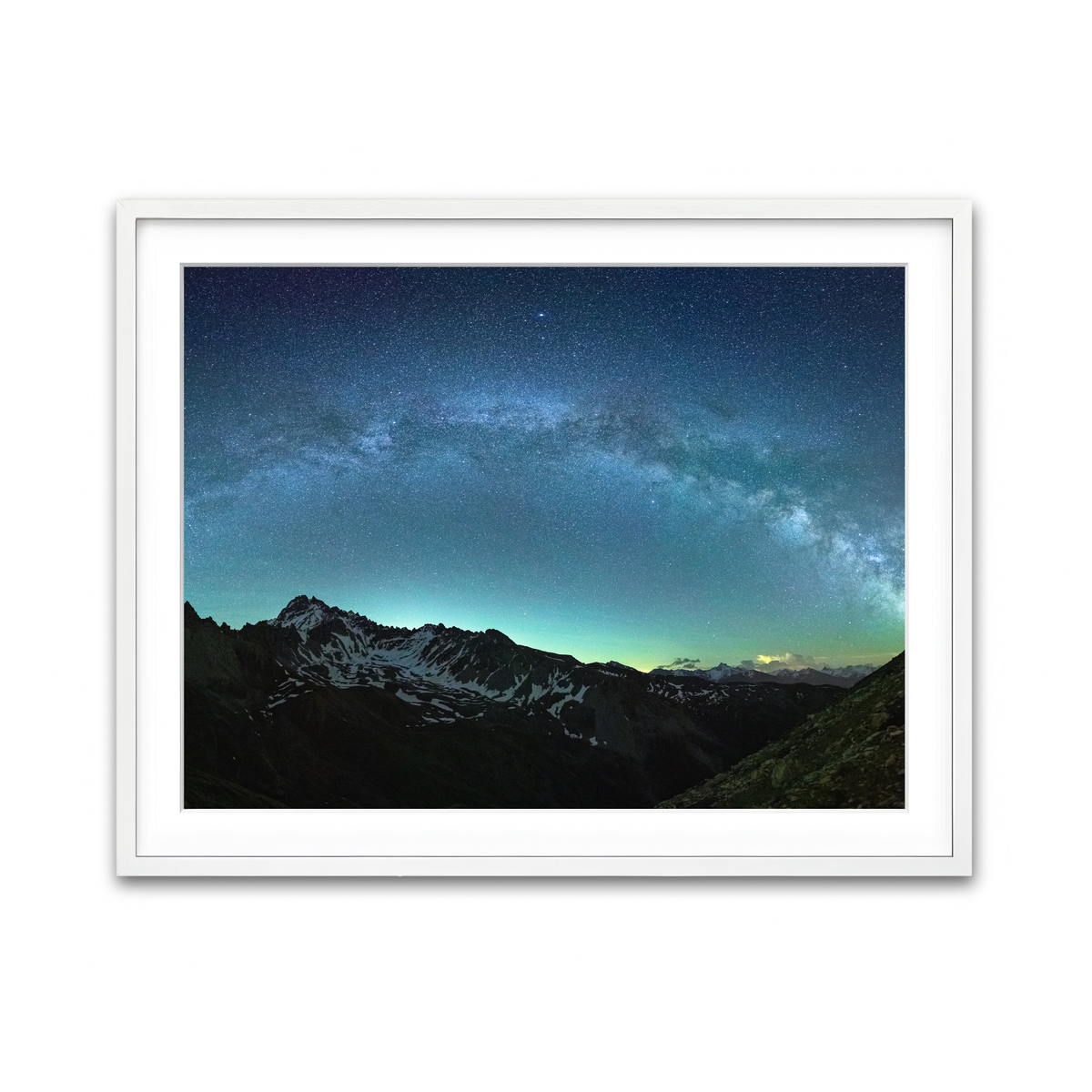 Framed Print 4x3 White
