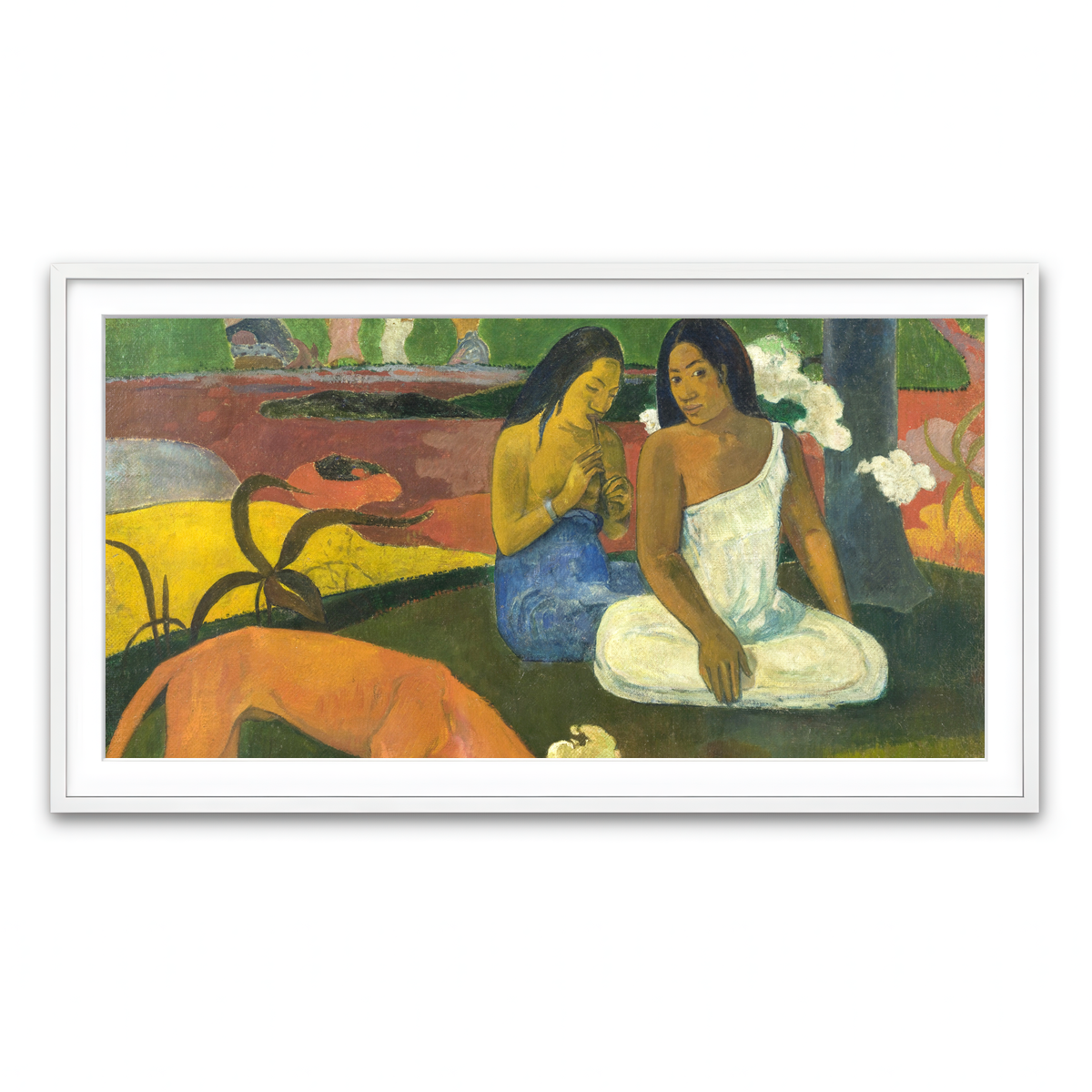 Framed Print 2x1 White