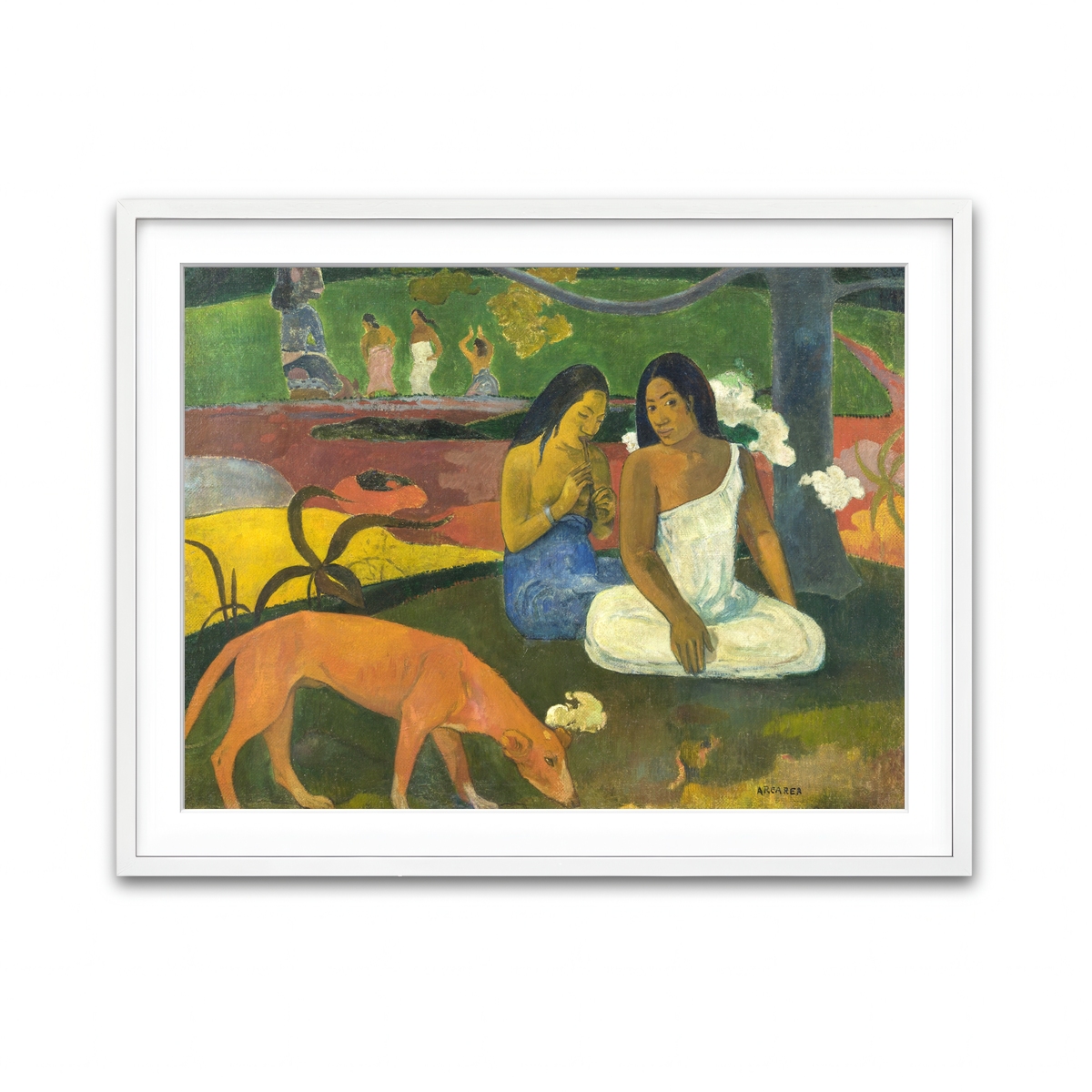 Framed Print 4x3 White