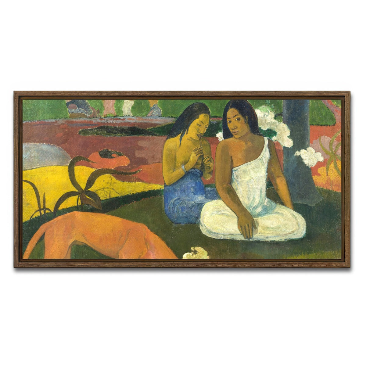 AUTO-MOCKUP WHITE | Arearea | 1 Piece | Walnut Framed Canvas | group=2x1