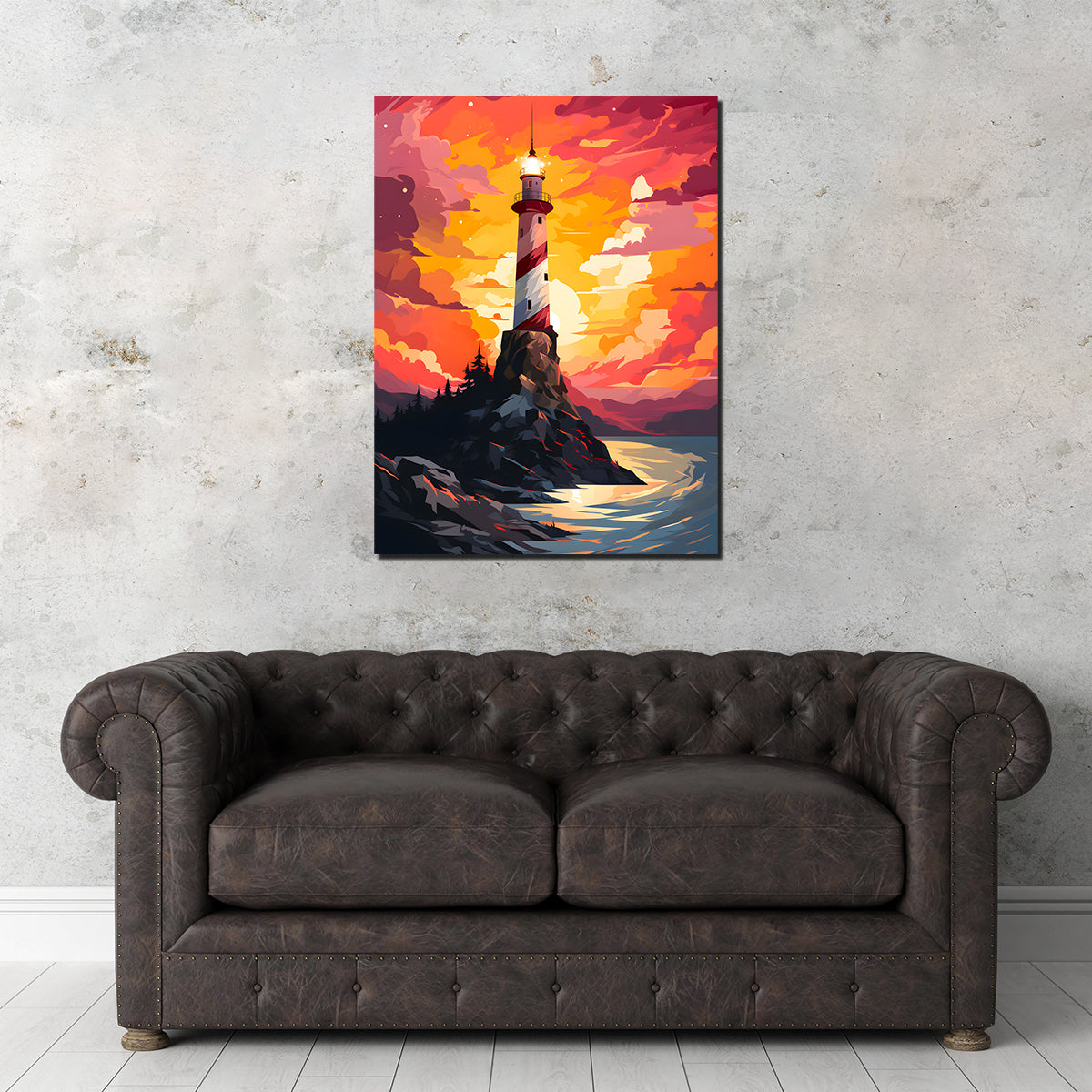 Argentina - The Lighthouse at the End of the World Wall Art