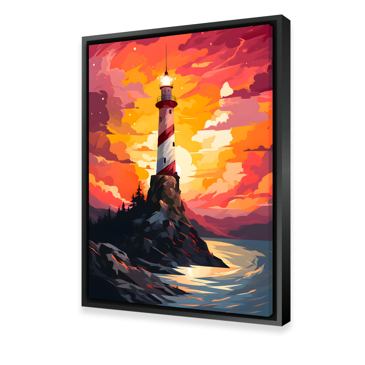 Argentina - The Lighthouse at the End of the World Wall Art