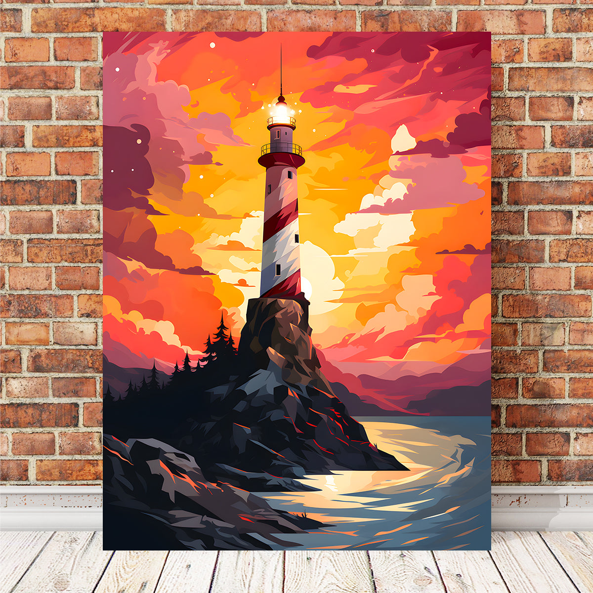 Argentina - The Lighthouse at the End of the World Wall Art