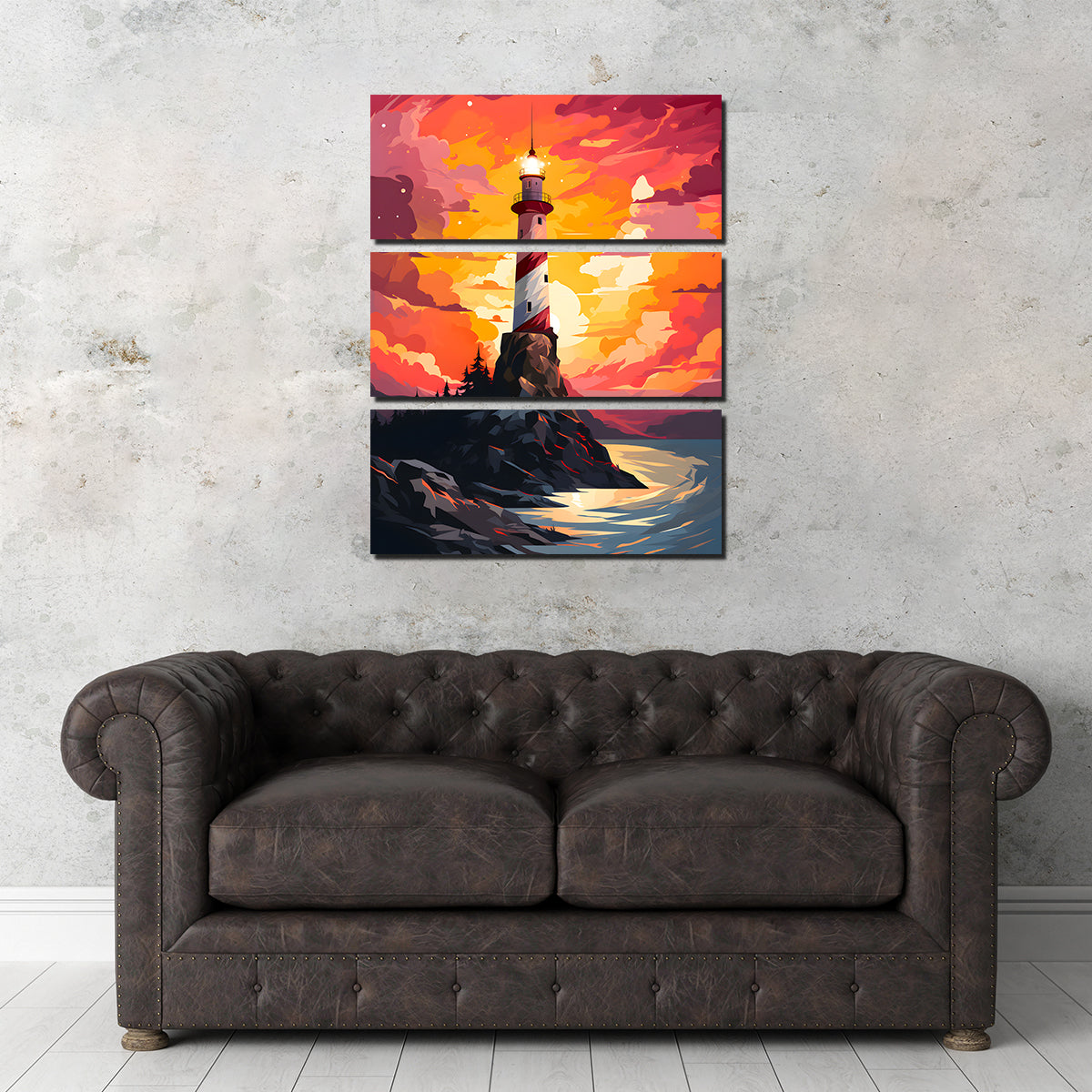 Argentina - The Lighthouse at the End of the World Wall Art