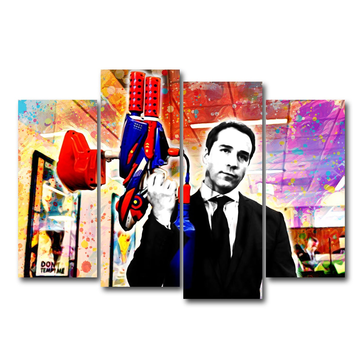 AUTO-MOCKUP WHITE | Ari Gold | 4 Piece | Gallery Wrap Canvas | group=4_normal