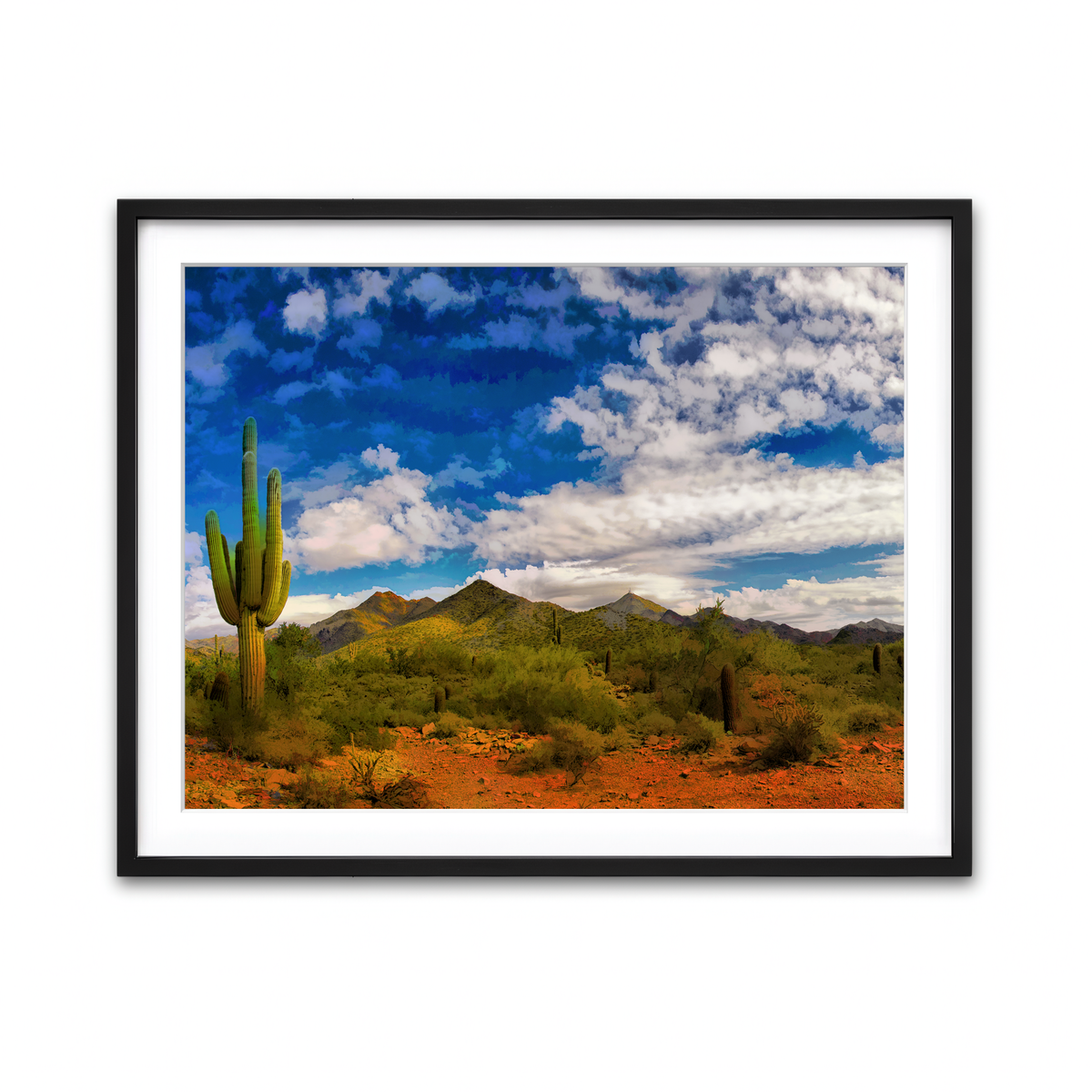 Framed Print 4x3 Black
