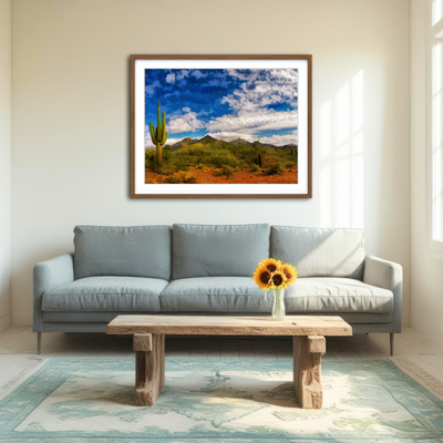 AUTO-MOCKUP ROOM | Arizona Desert Wall Art