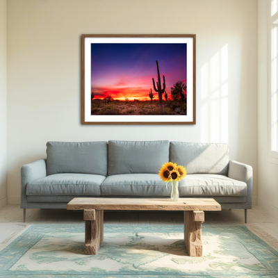AUTO-MOCKUP ROOM | Arizona Landscape Wall Art