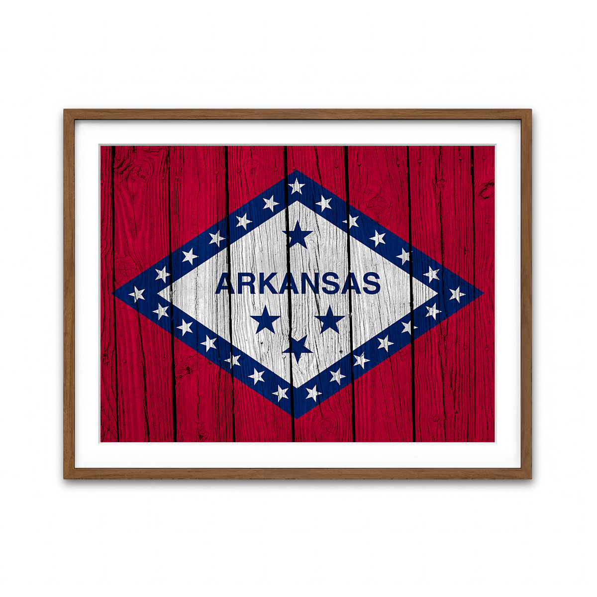 Framed Print 4x3 Walnut