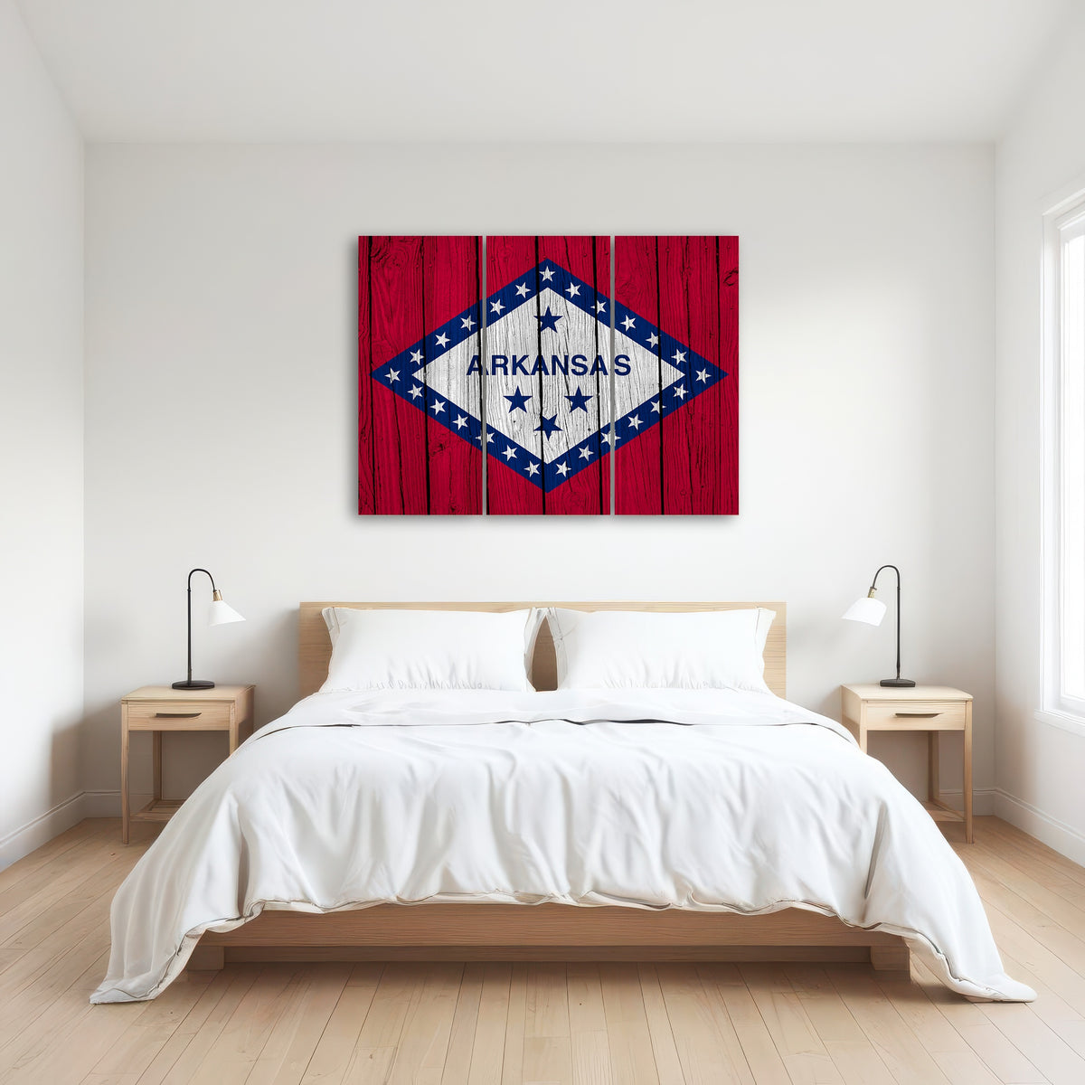 AUTO-MOCKUP ROOM | Arkansas State Flag