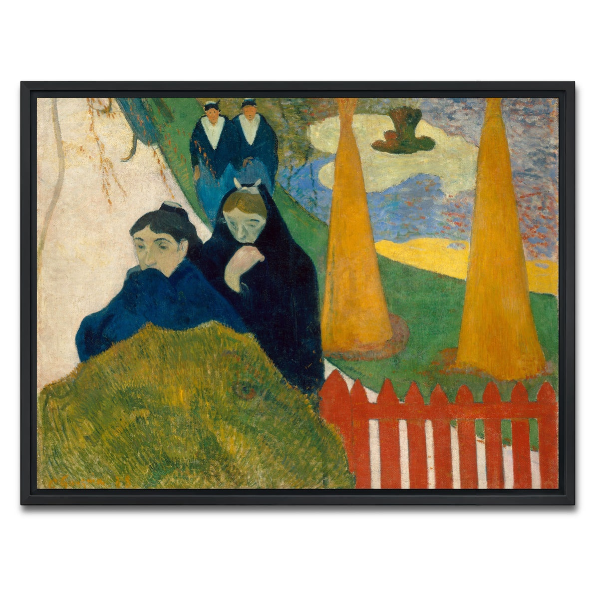 AUTO-MOCKUP WHITE | Arlesiennes | 1 Piece | Black Framed Canvas | group=4x3