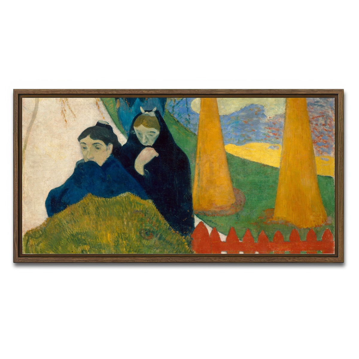 AUTO-MOCKUP WHITE | Arlesiennes | 1 Piece | Walnut Framed Canvas | group=2x1