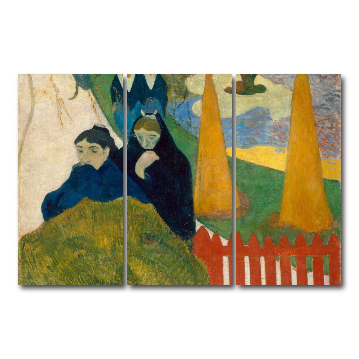 AUTO-MOCKUP WHITE | Arlesiennes | 3 Piece | Gallery Wrap Canvas | group=12x24