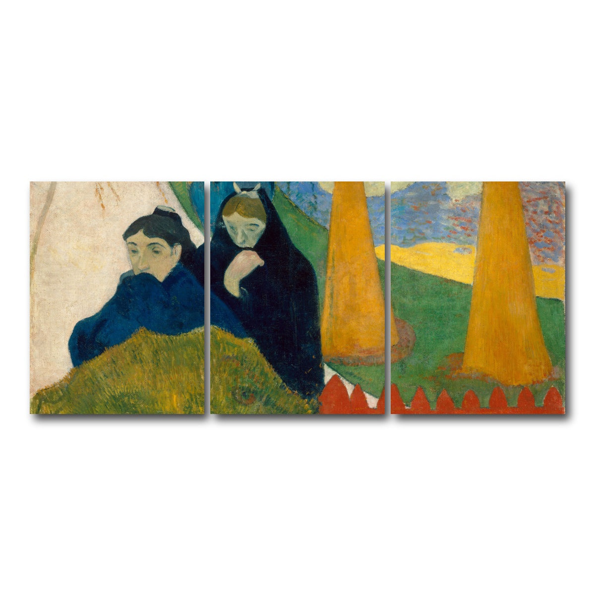 AUTO-MOCKUP WHITE | Arlesiennes | 3 Piece | Gallery Wrap Canvas | group=18x24