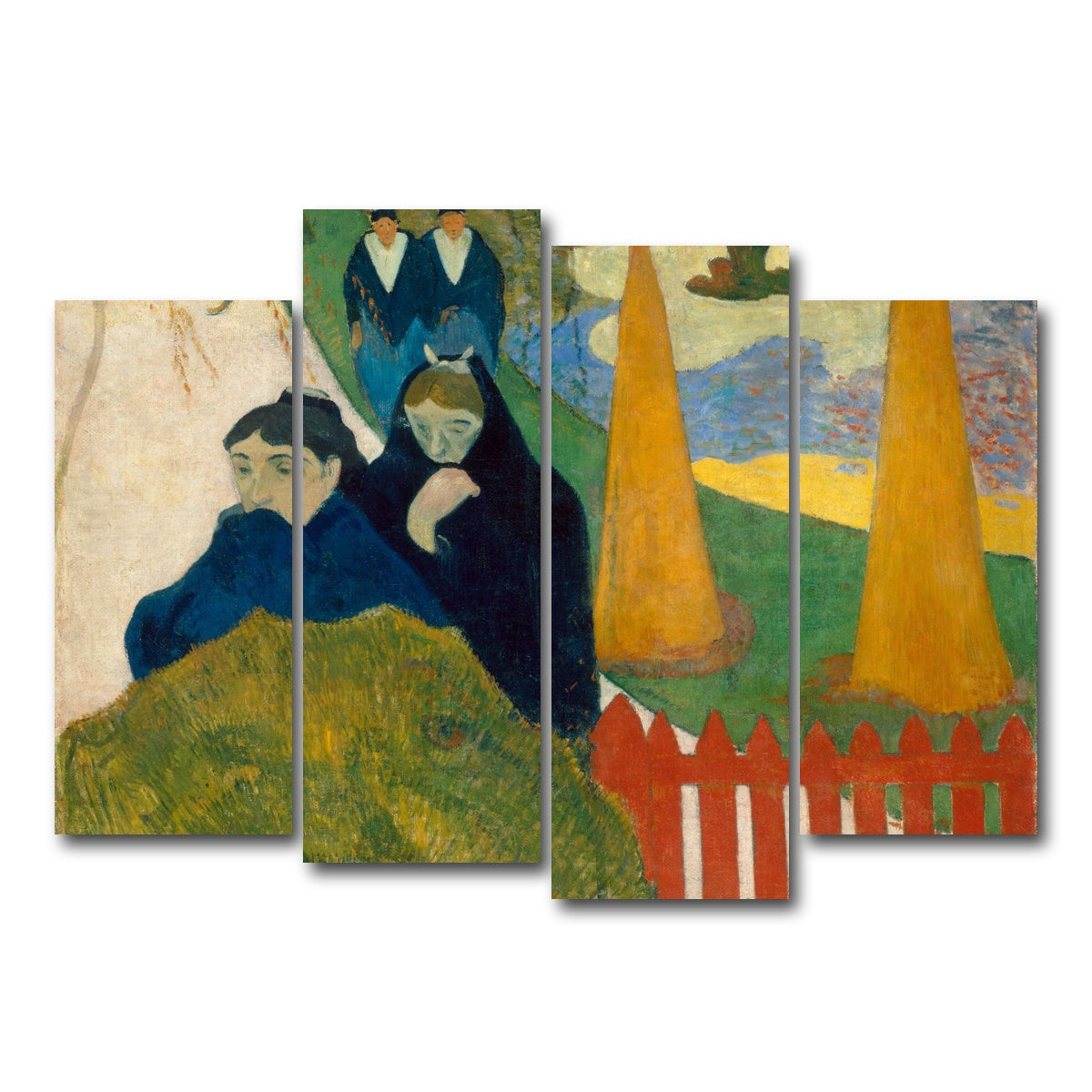 AUTO-MOCKUP WHITE | Arlesiennes | 4 Piece | Gallery Wrap Canvas | group=4_normal