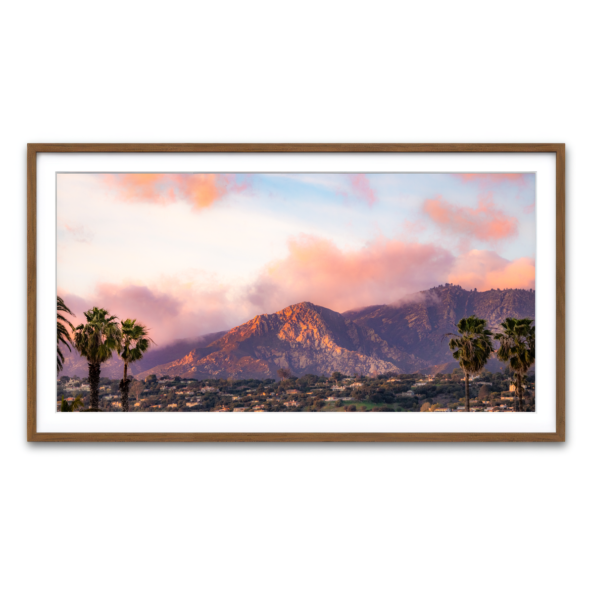 Framed Print 2x1 Walnut