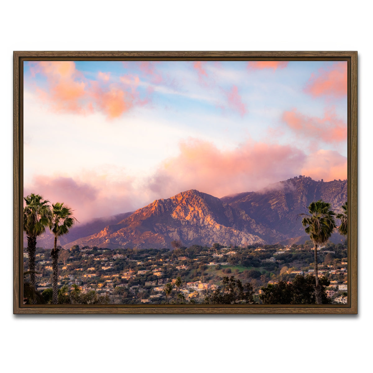 AUTO-MOCKUP WHITE | Arlington Peak | 1 Piece | Walnut Framed Canvas | group=4x3