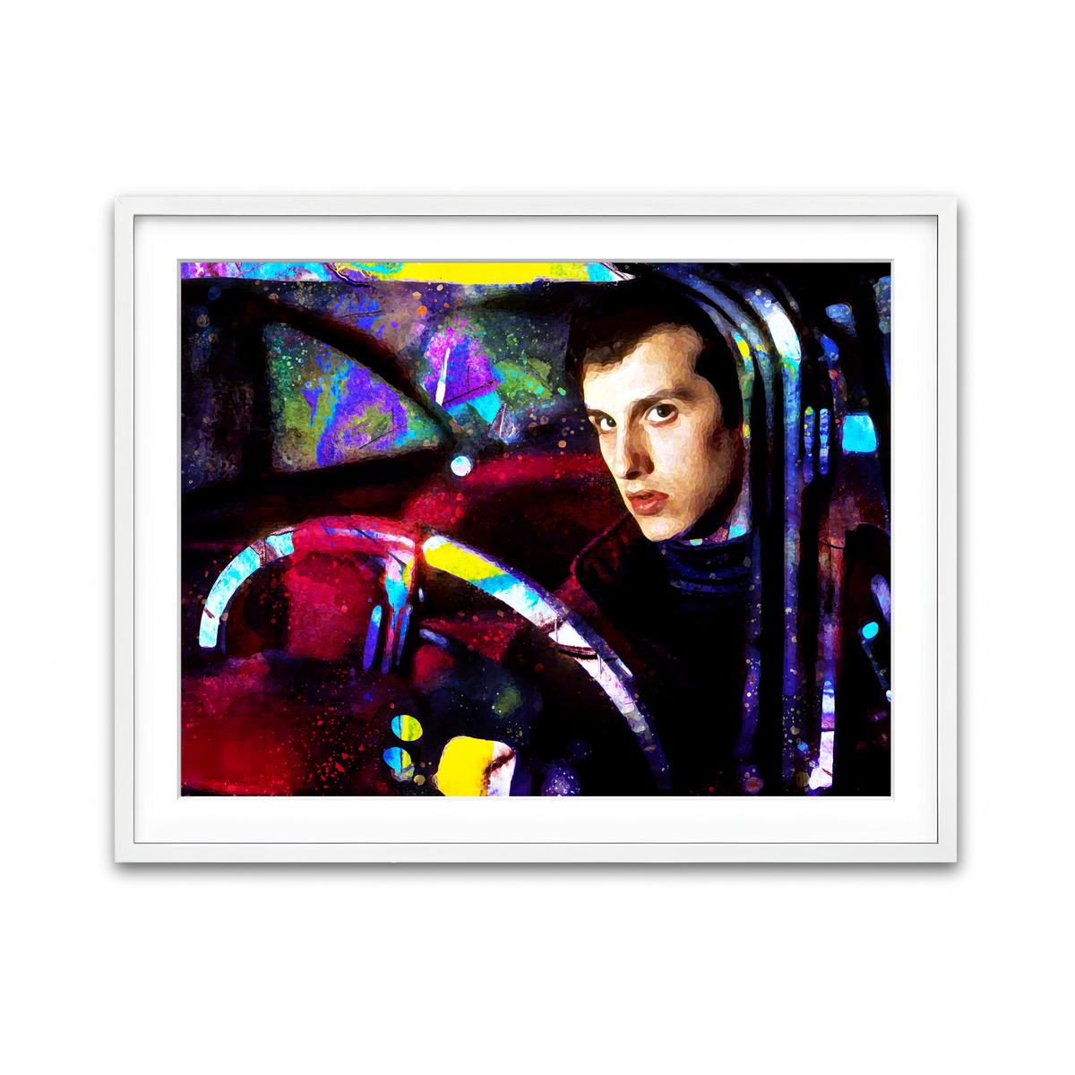 Framed Print 4x3 White