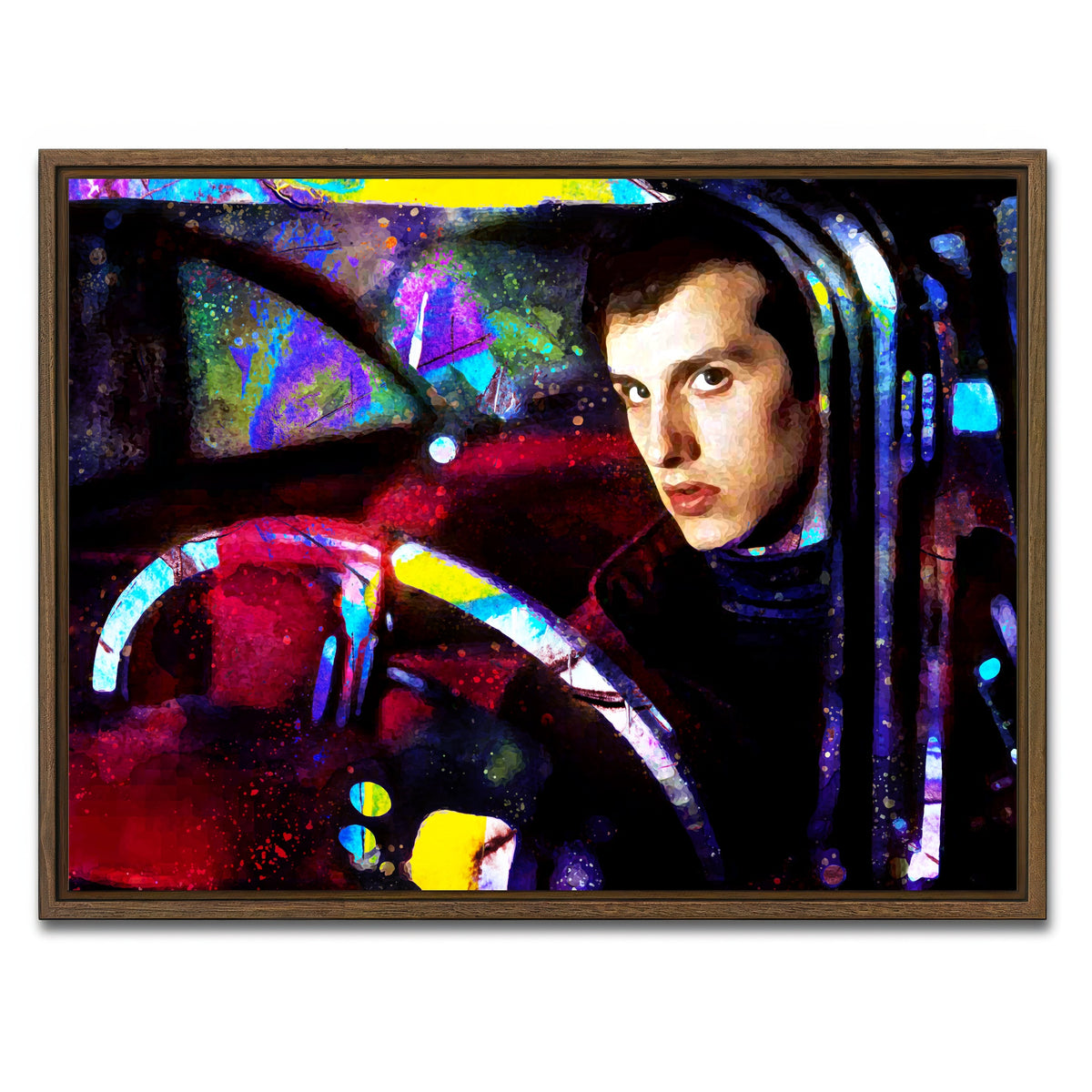 AUTO-MOCKUP WHITE | Arnie and Christine | 1 Piece | Walnut Framed Canvas | group=4x3