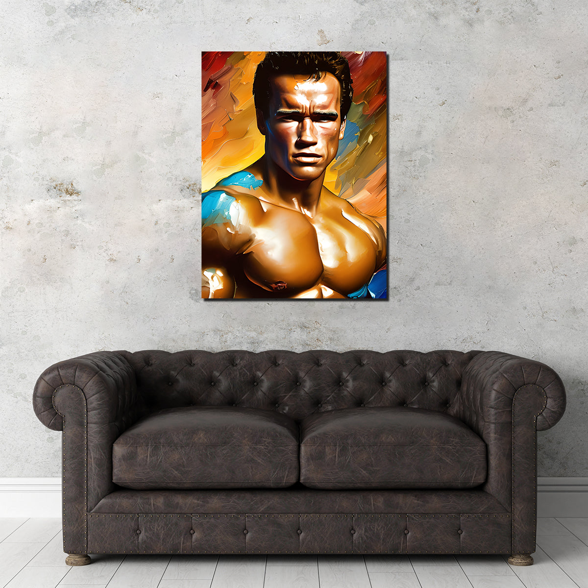 Arnold Schwarzenegger Pecs Wall Art