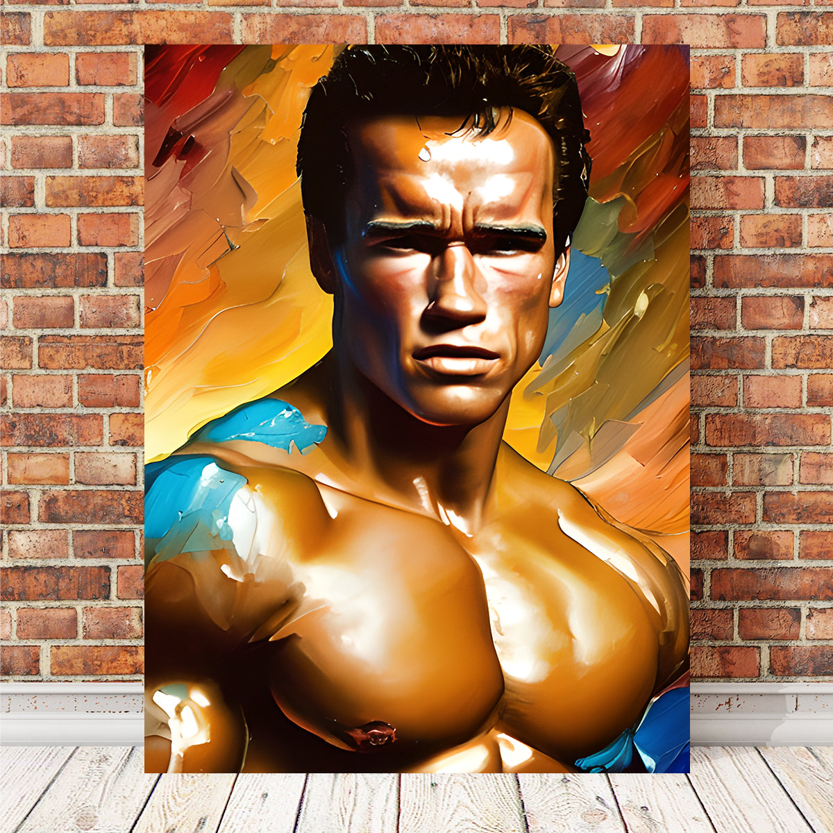 Arnold Schwarzenegger Pecs Wall Art