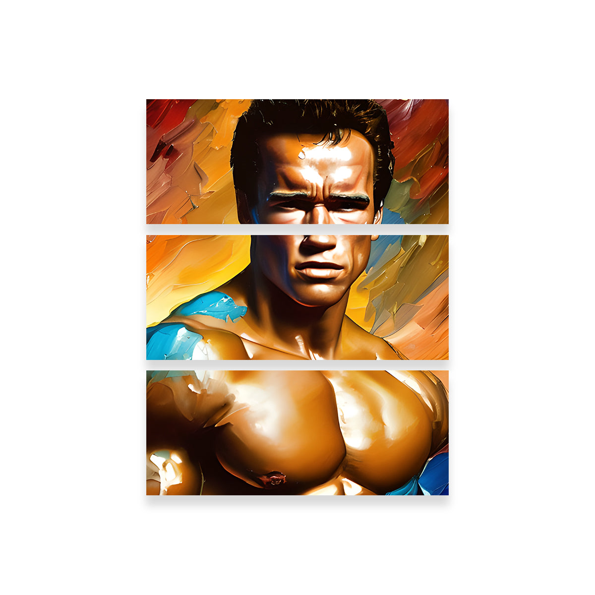 Arnold Schwarzenegger Pecs Wall Art