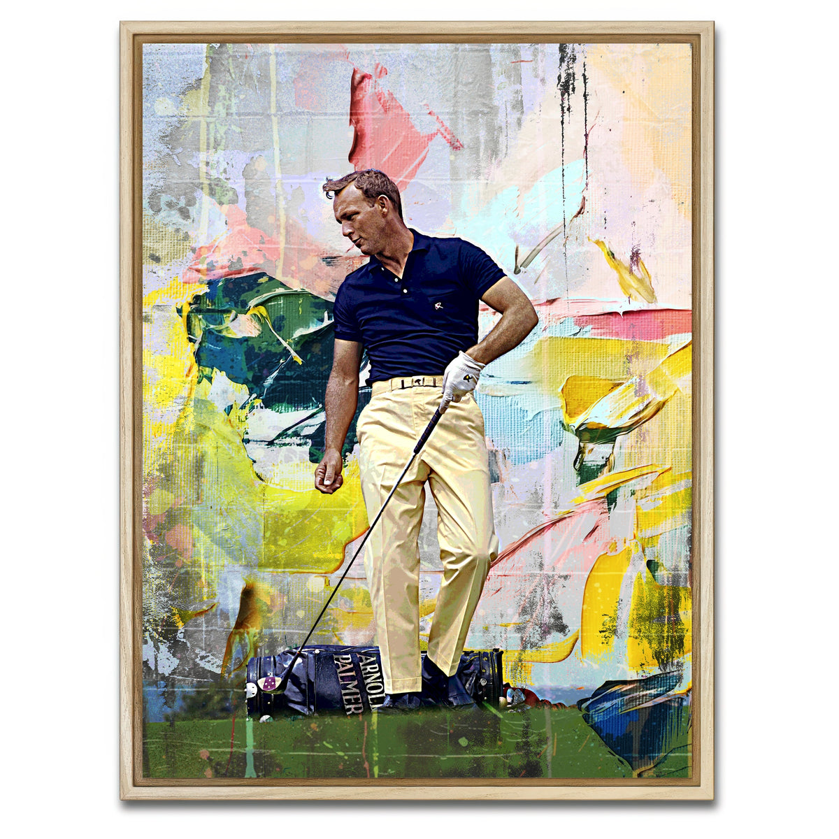 AUTO-MOCKUP WHITE | Arnold Palmer | 1 Piece | Natural Framed Canvas | group=3x4