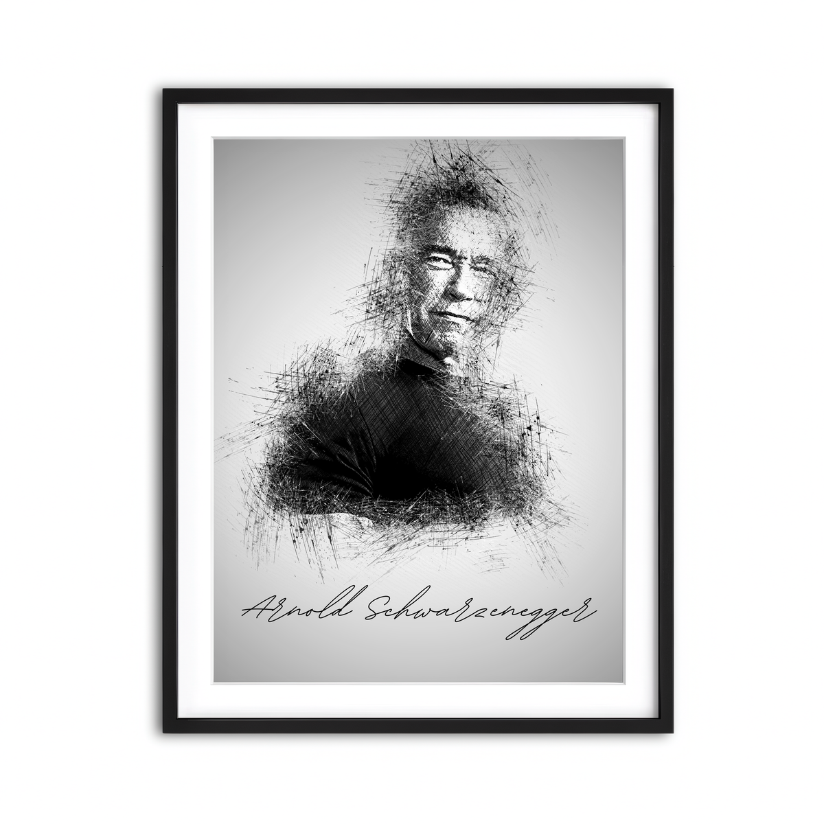 Framed Print 3x4 Black