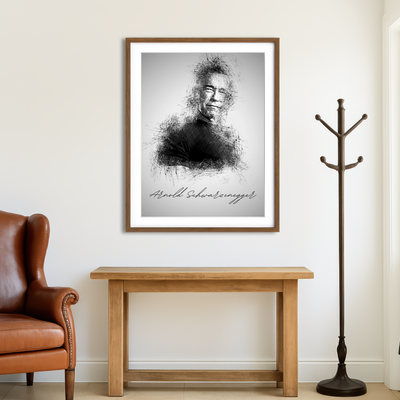AUTO-MOCKUP ROOM | Arnold Schwarzenegger Wall Art