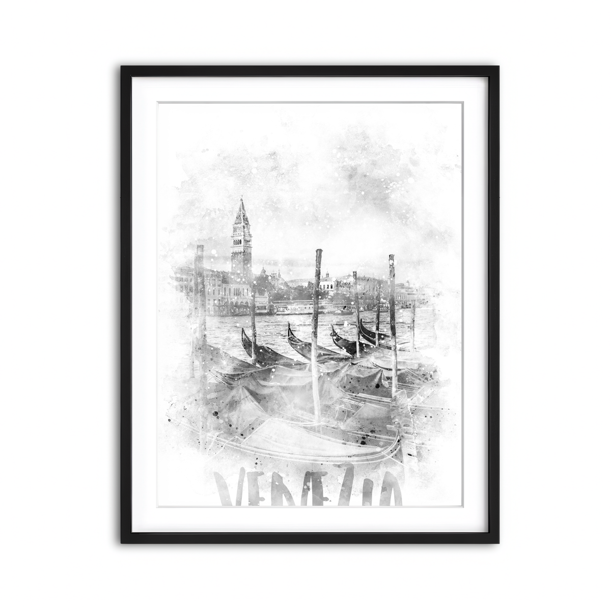 Framed Print 3x4 Black